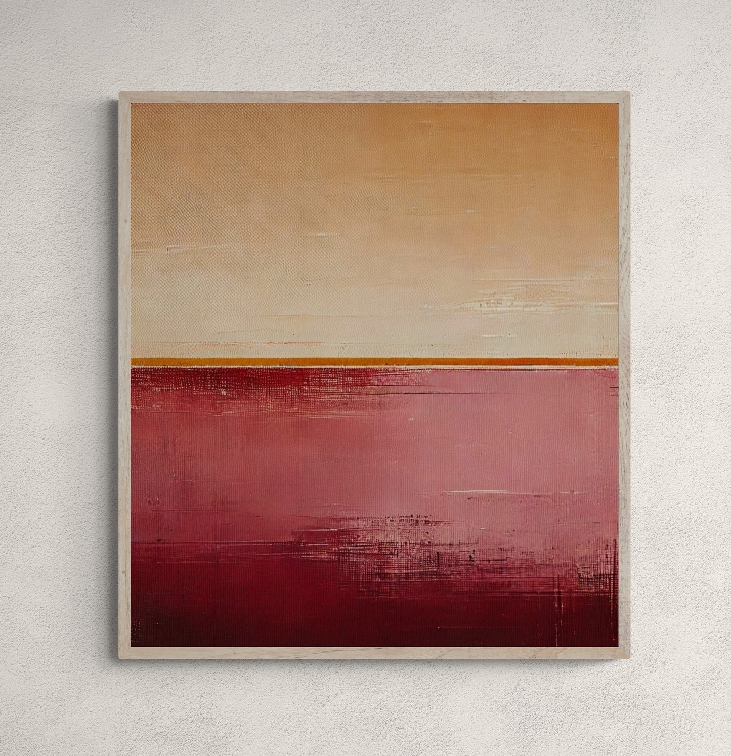 Ochre Tides Canvas